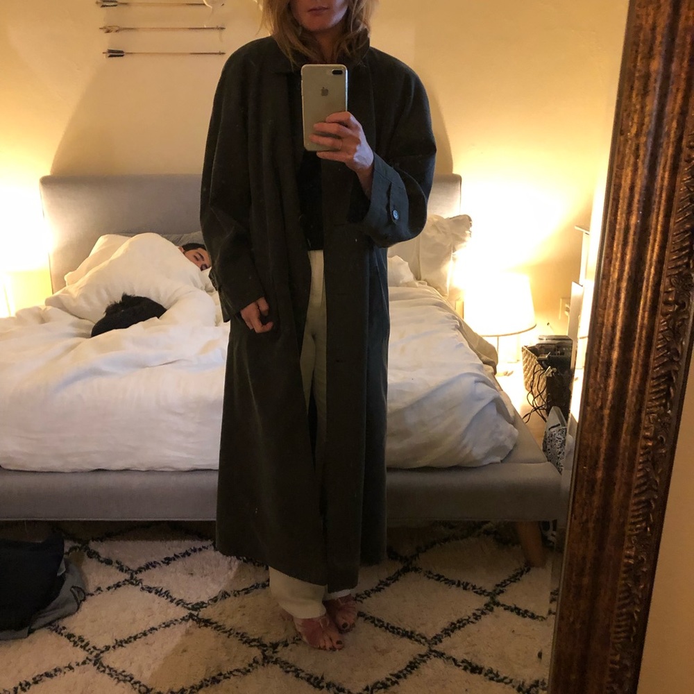 Burberry Dark Green Trench